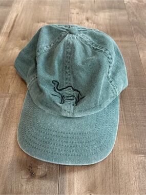 Vintage Camel Cigarettes Baseball Hat Cap Green Joe Camel 1997 Adjustable Stitch